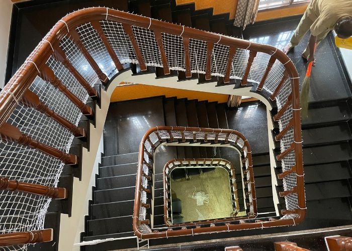 Staircase Safety Nets by ENB Enterprises